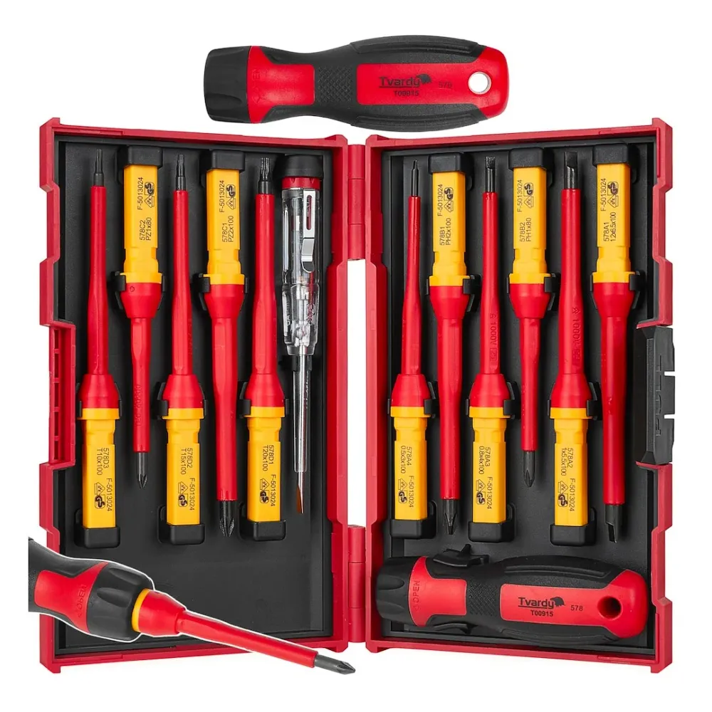Set surubelnite izolate VDE, 13 bucati, Tvardy T00915