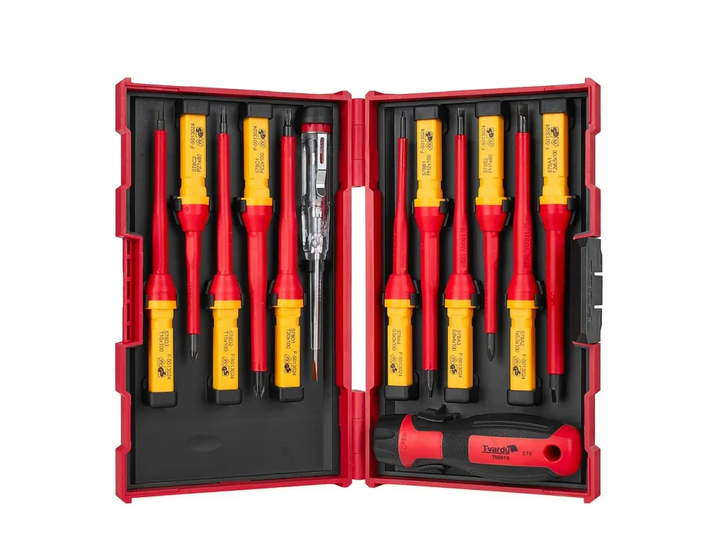 Set surubelnite izolate VDE, 13 bucati, Tvardy T00915