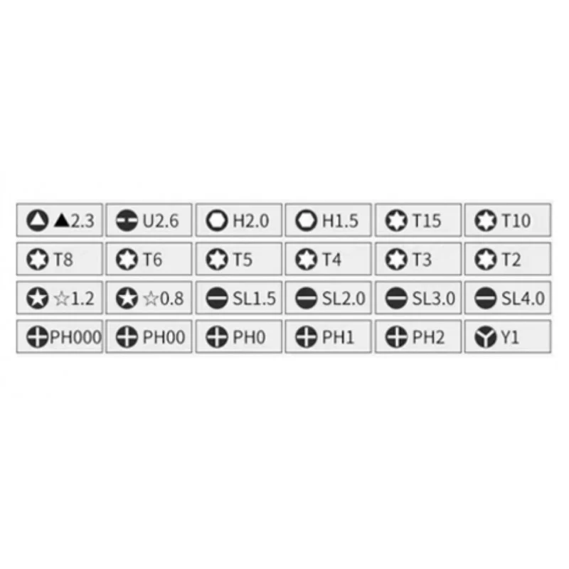Set surubelnite de precizie cu biti 24in1