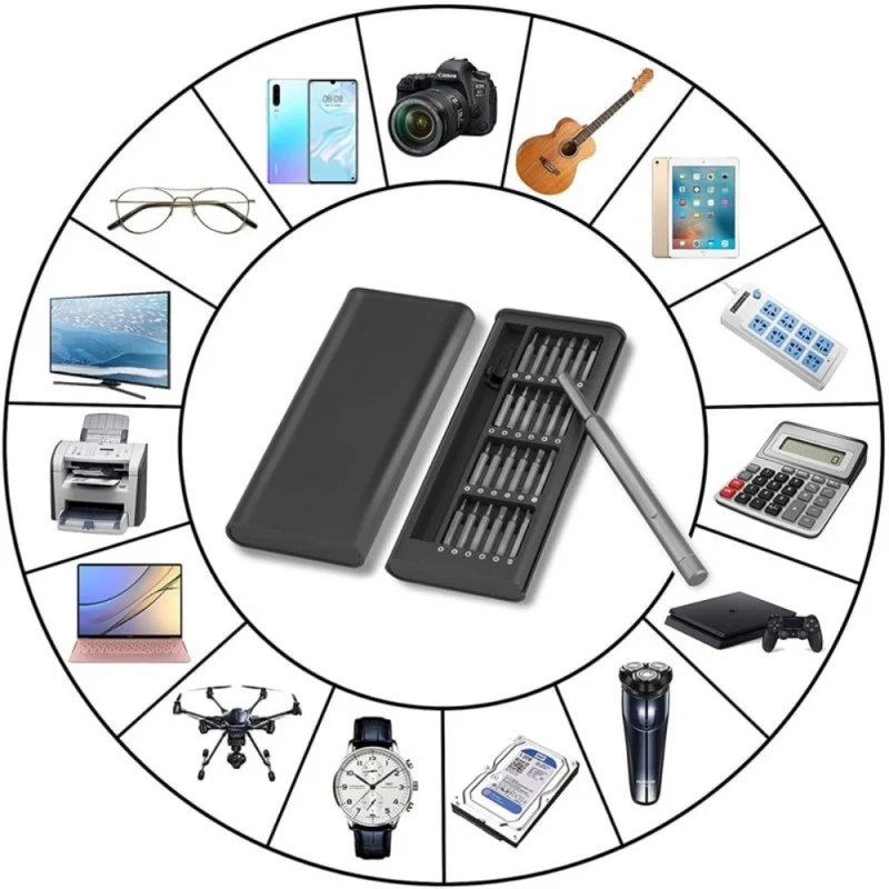 Set surubelnite de precizie cu biti 24in1