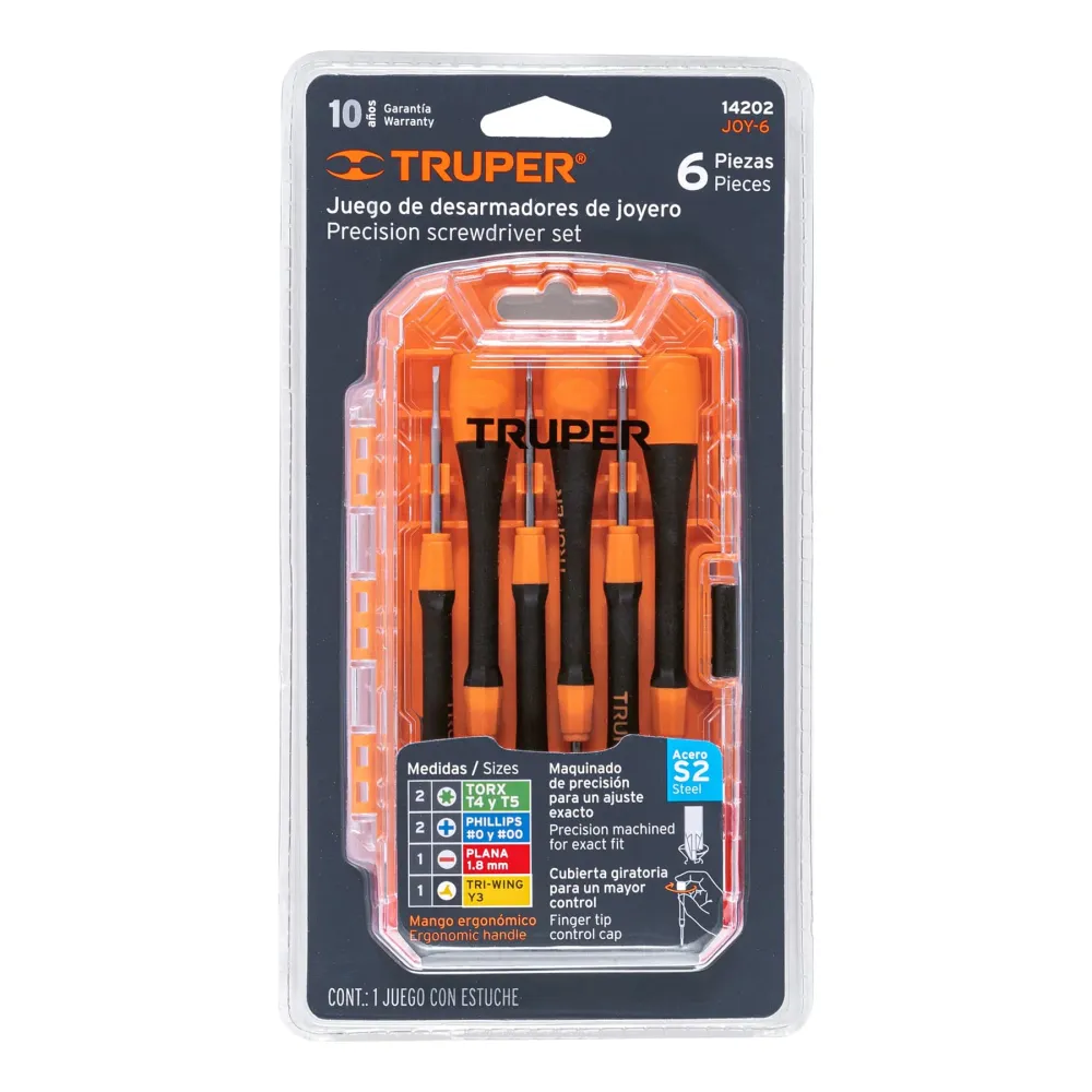 Set surubelnite de precizie 6 bucati, Truper