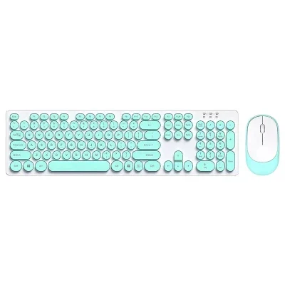 Set tastatura si mouse wireless, 2 culori