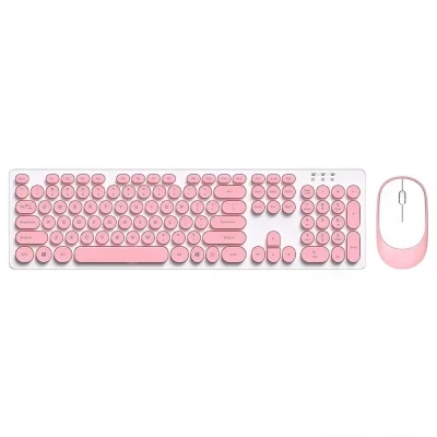 Set tastatura si mouse wireless, 2 culori