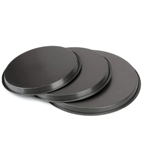 Set 3 tavi rotunde din teflon pentru pizza