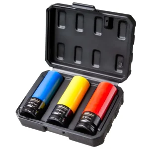 Set tubulare de impact, 17, 19, 21 mm, 3 elemente, Topmaster 338805