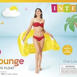 Sezlong gonflabil Intex Sit N Float