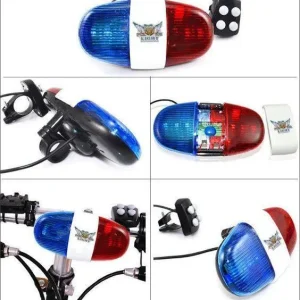 Sirena cu girofar pentru bicicleta