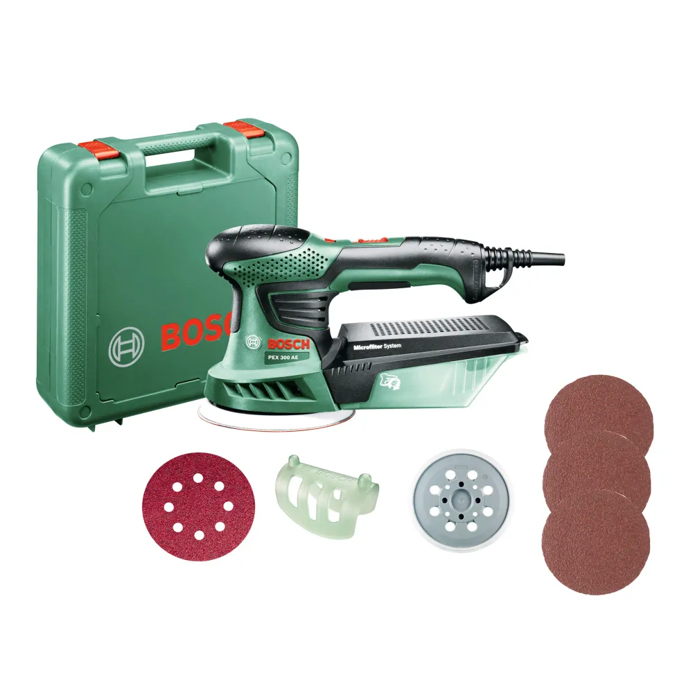 Slefuitor orbital aleatoriu Bosch PEX 300 AE 270W
