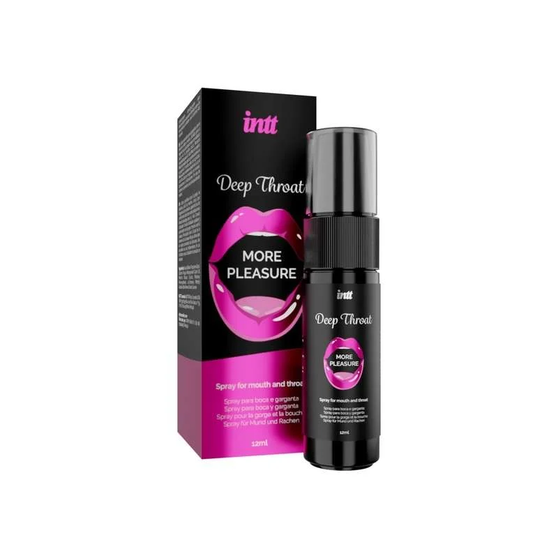 Spray pentru sex oral INTT Deep Throat More Pleasure cu aroma de menta, 12 ml – pentru sex oral profund