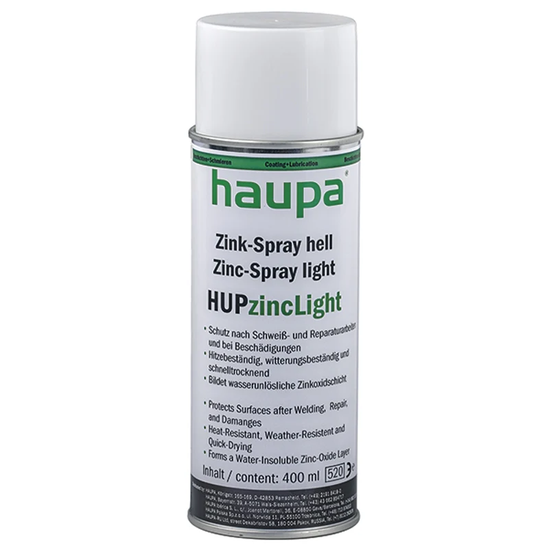 Spray zinc "HUPzincLight", 400ml 170152