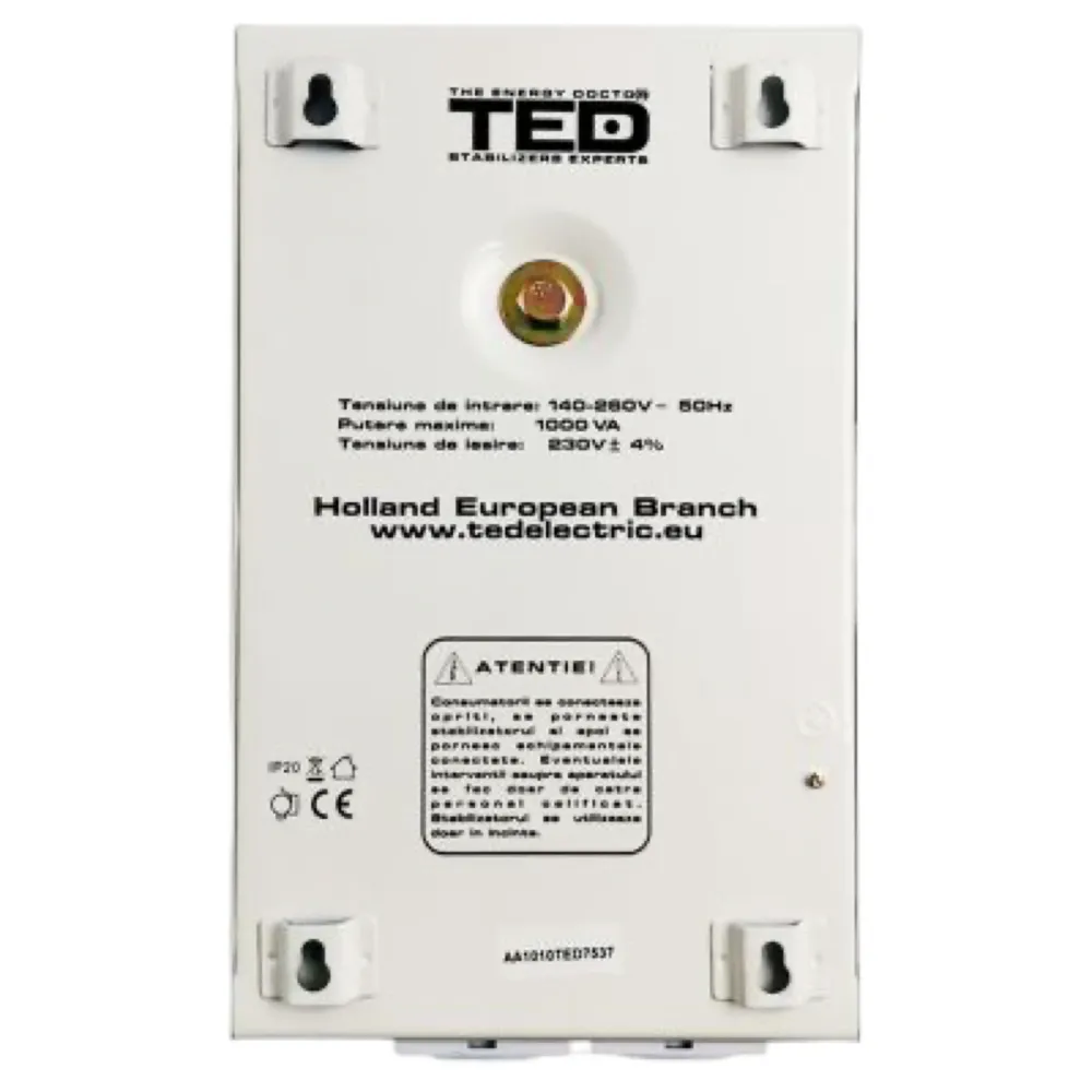 Stabilizator tensiune centrala Wall 500VA slim