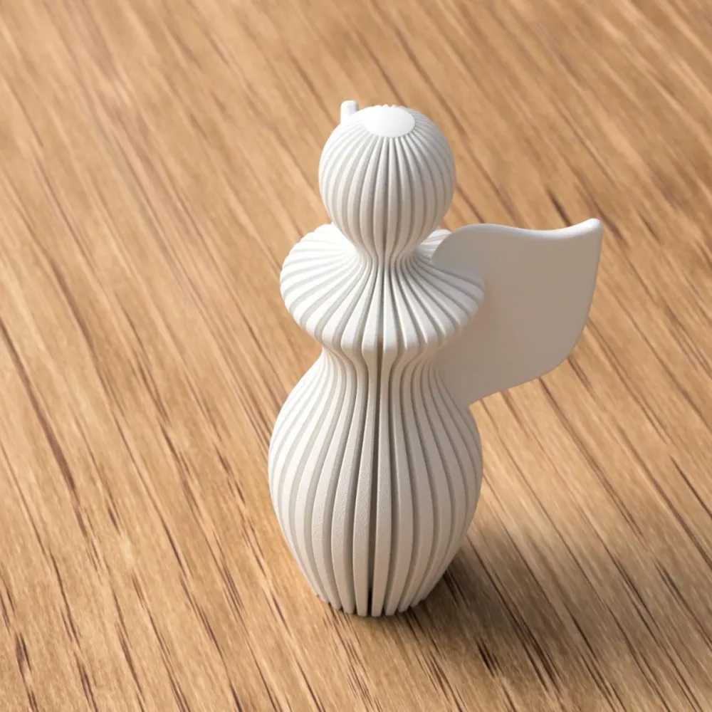 Statuetă modernă înger - decorațiune de Paste