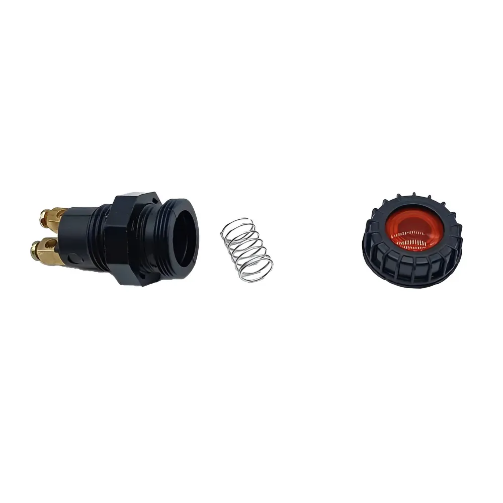 Suport indicator de tensiune pentru bec e10 cu led rosu 12v-24v