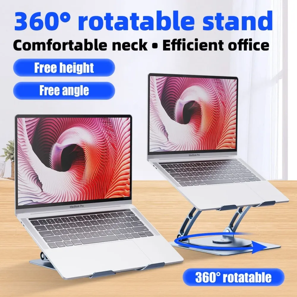 Suport pentru laptop si tableta, Ventilator de racire, Aluminiu