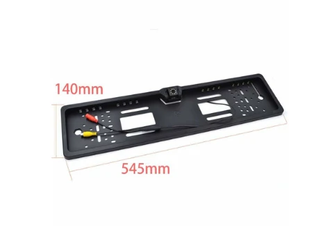 Suport pentru numar auto - cu camera marsarier