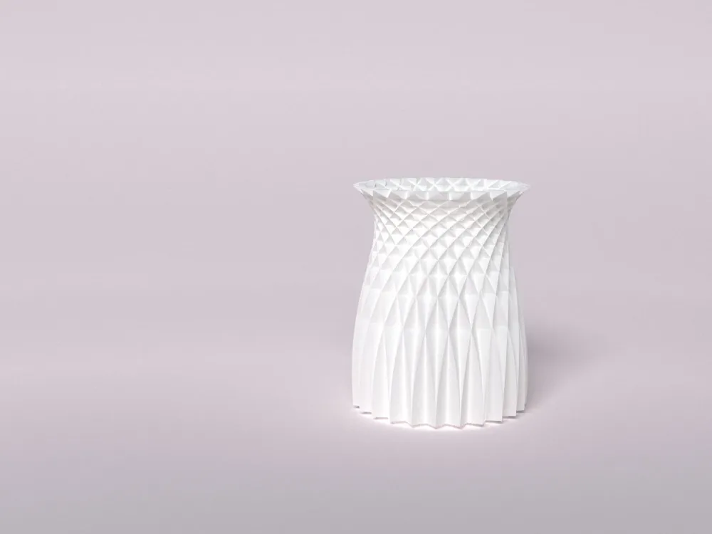 Suport pentru pixuri cu model geometric modern, imprimat 3D
