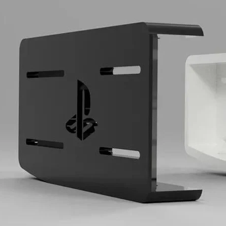 Suport Sub Birou pentru PS5, Model Disc, Negru