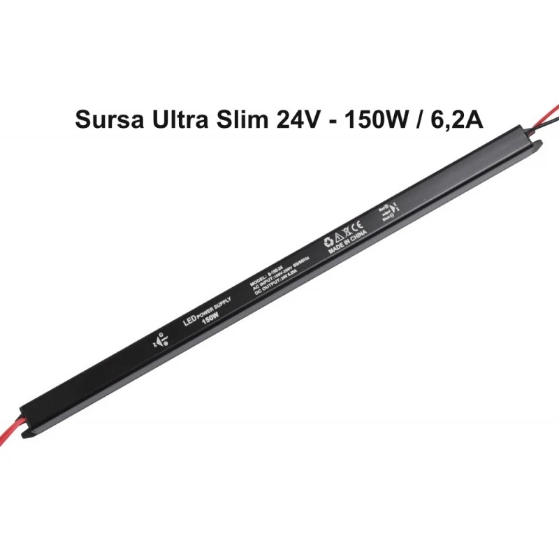 Sursa Alimentare Slim 24V-150W / 6,2A