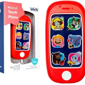 Telefon muzical bebe rosu