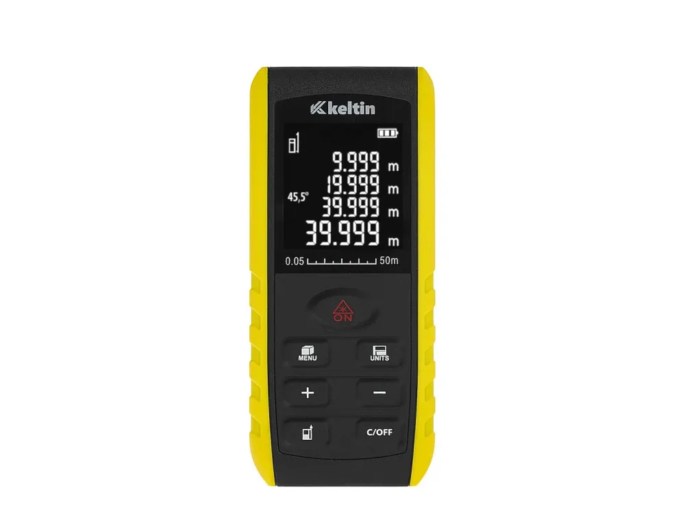 Telemetru laser, distanta maxima 60 m, Keltin K02192