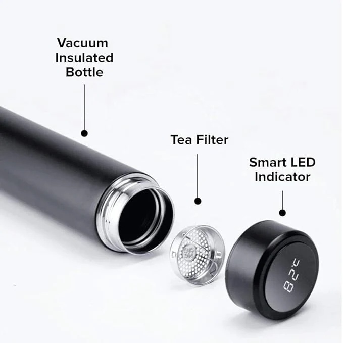 Termos smart cu afisaj LCD, 0,5 litri