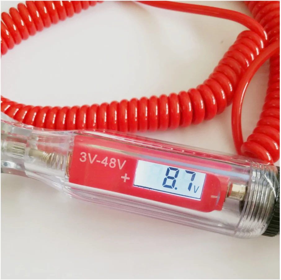 Tester Universal Circuite Electrice, Tensiune Tip Creion 3 - 48 V Ecran LED