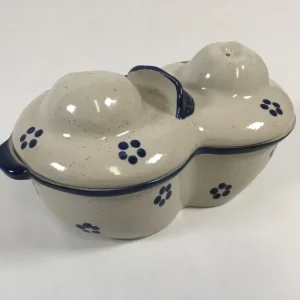 Tigaie cu mere coapte la cuptor manual de la ceramică Avena