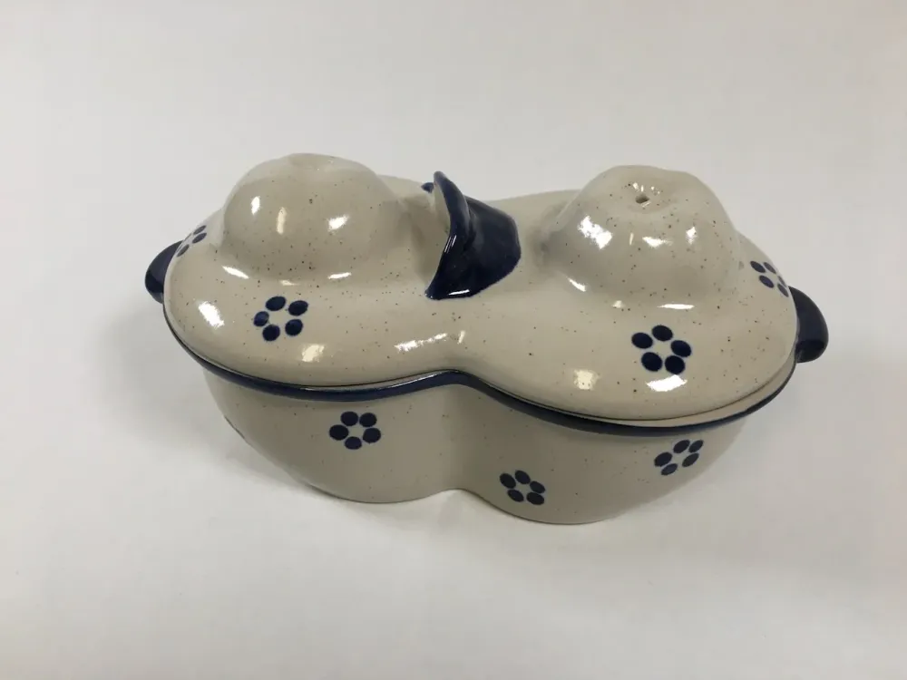 Tigaie cu mere coapte la cuptor manual de la ceramică Avena