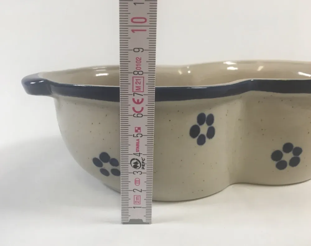 Tigaie cu mere coapte la cuptor manual de la ceramică Avena
