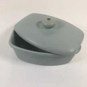 Tigaie cu mere coapte manual, din ceramică ceramică