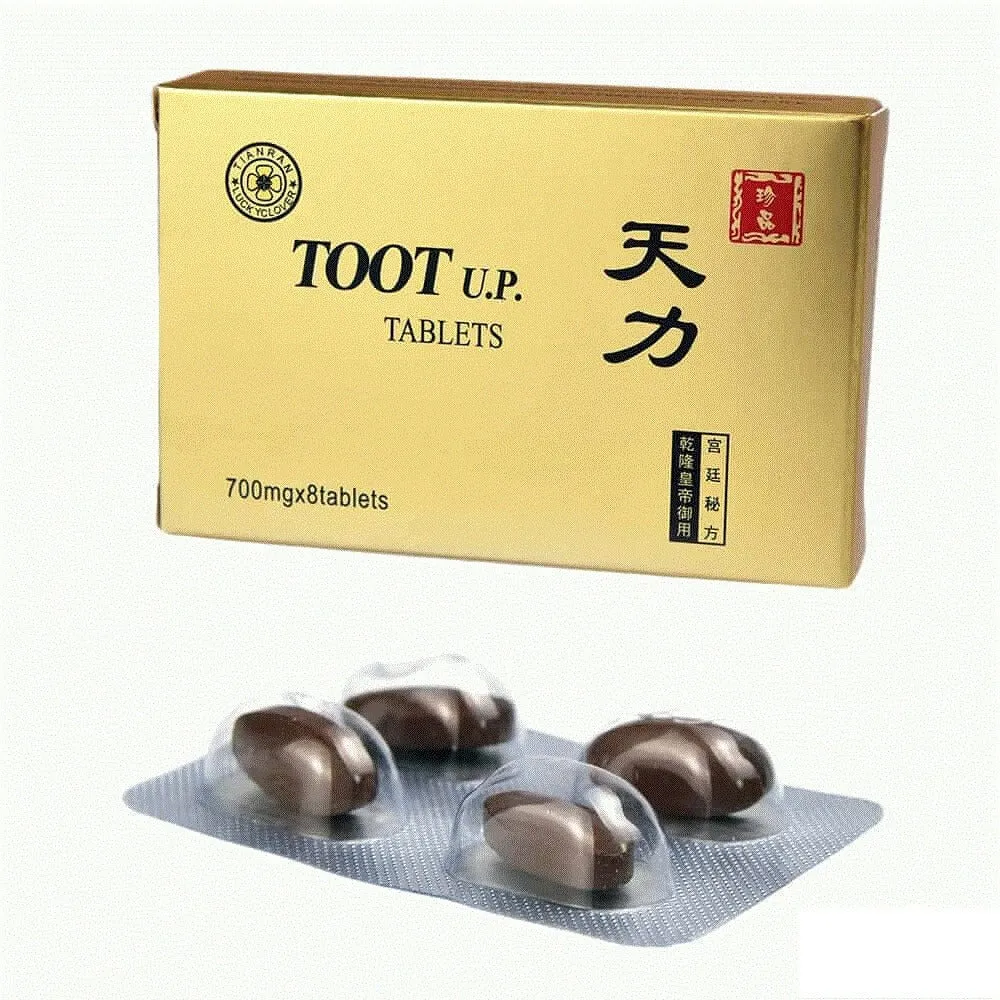 Toot UP - Supliment natural pentru potență şi întârzierea ejacularii, 8 tablete