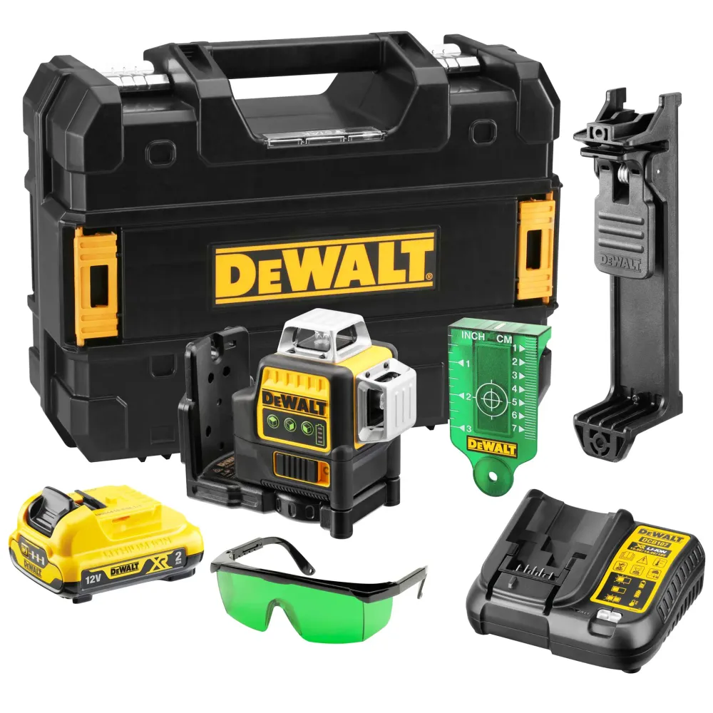 Trasor laser multilinie verde Dewalt DCE089D1G-QW 12V 2Ah