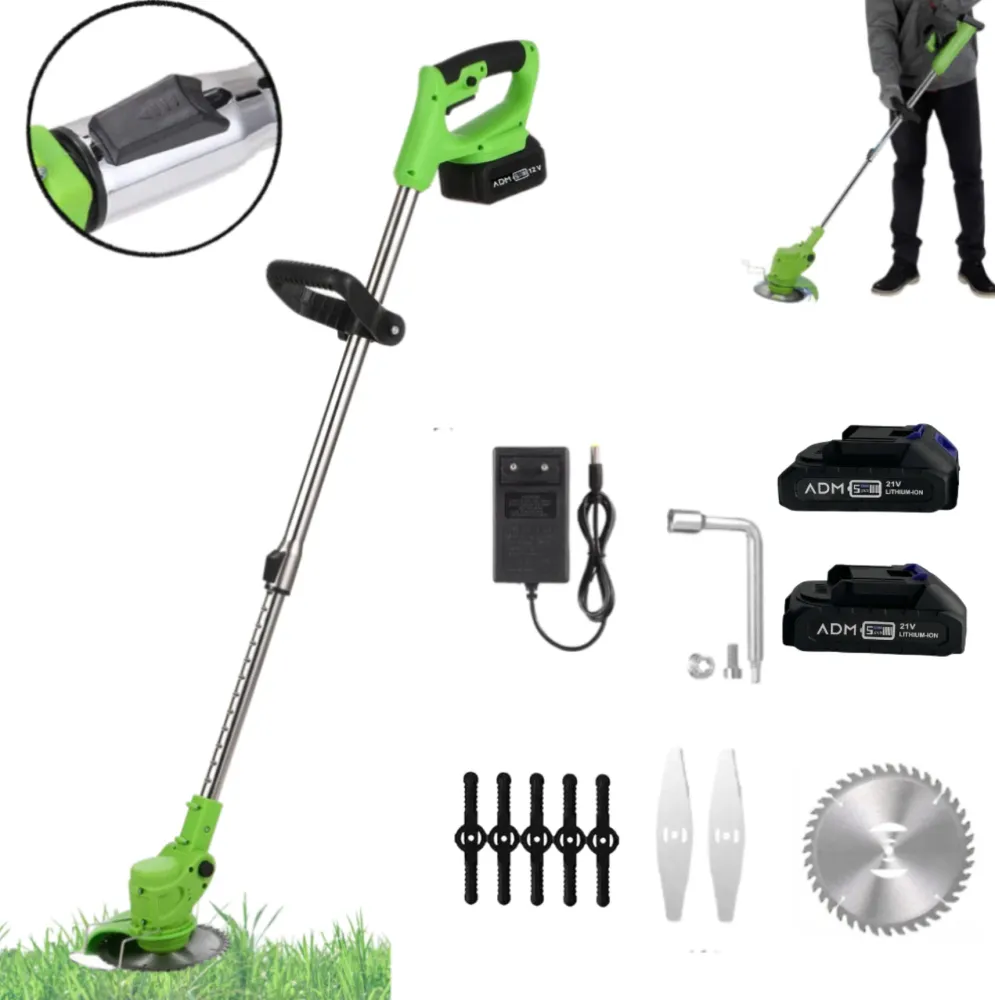 Trimmer de iarba cu acumulatori, cositoare verticala gradina