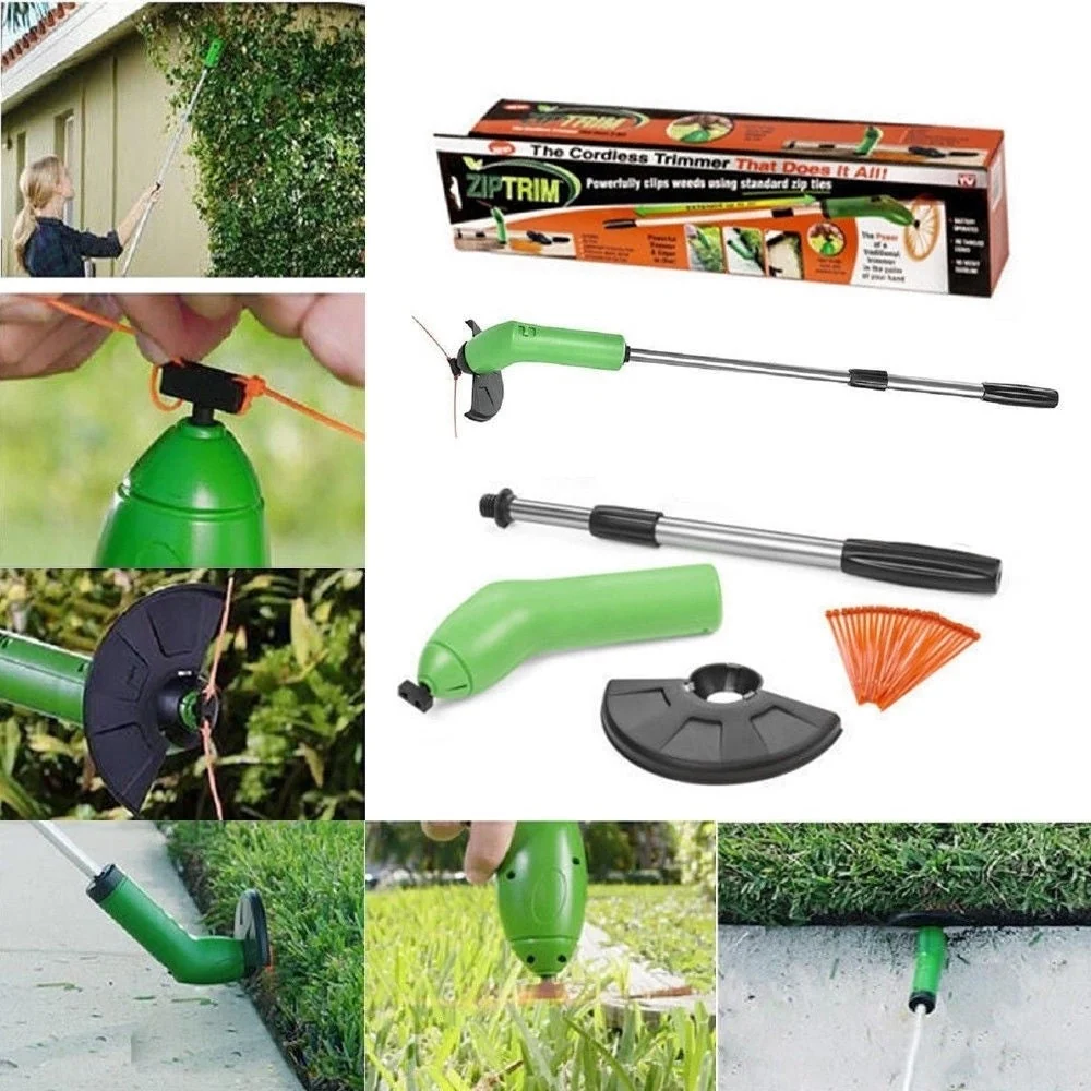TRIMMER PENTRU GRADINA PORTABIL CU BATERII