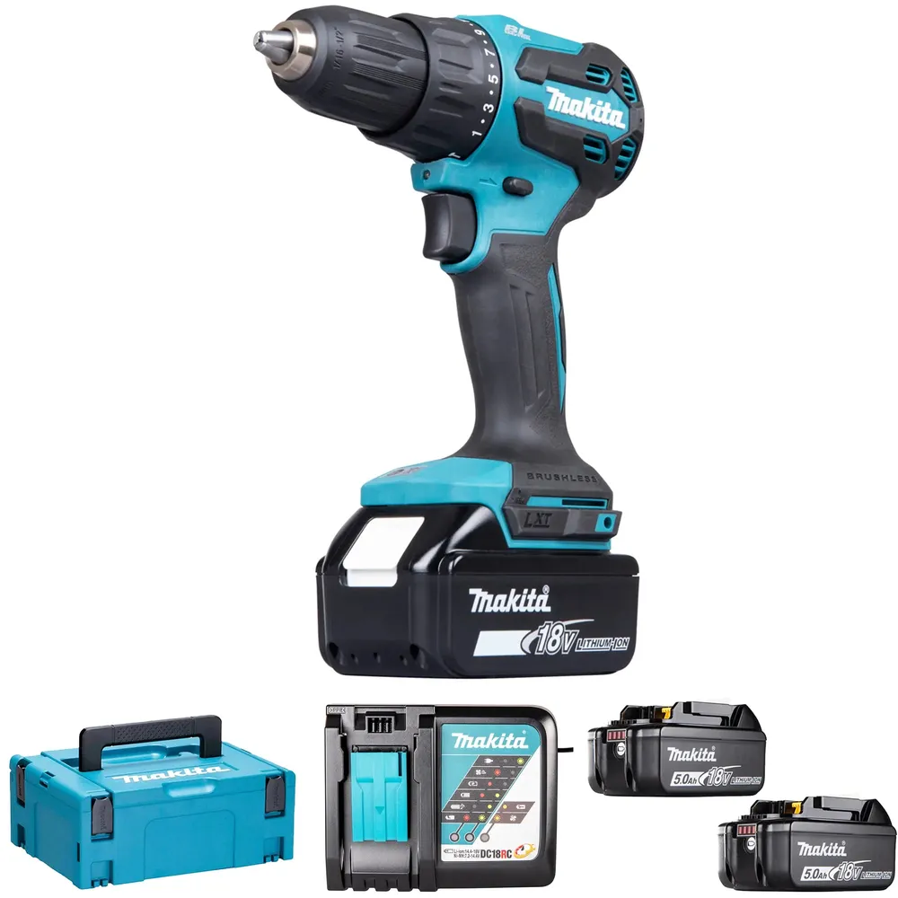 Șurubelniță cu impact Makita DHP490RTJ 18V 5Ah