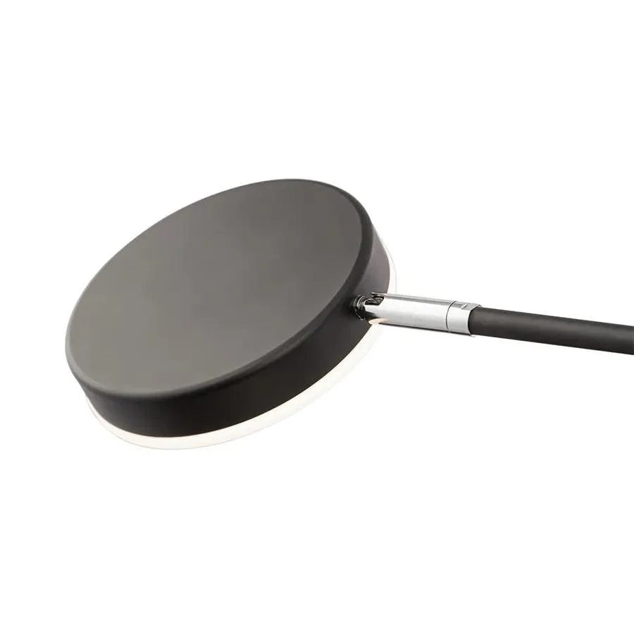 Veioza neagra din metal si plastic Fad Maytoni