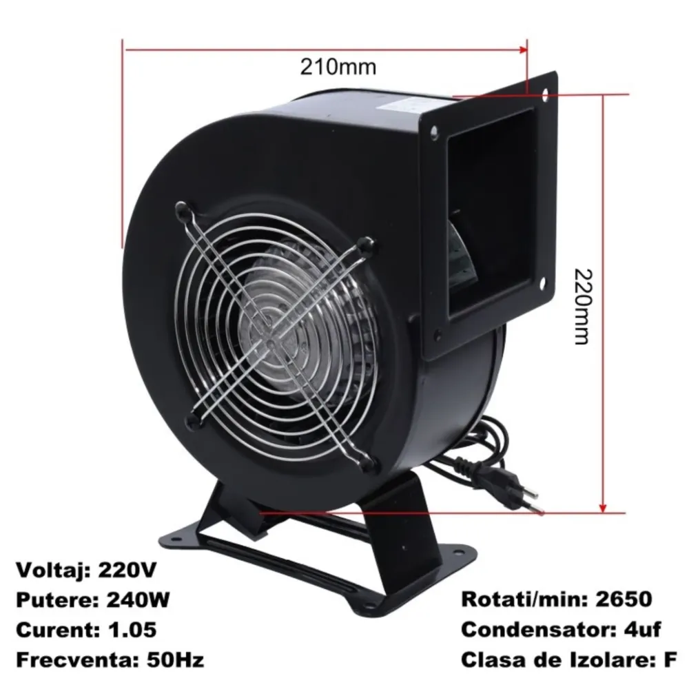 Ventilator Centrifugal 150FLJ17-2W2 – Performanta si Fiabilitate
