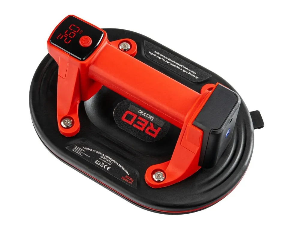 Ventuza pentru sticla cu acumulator, Red Technic RTPPS0170