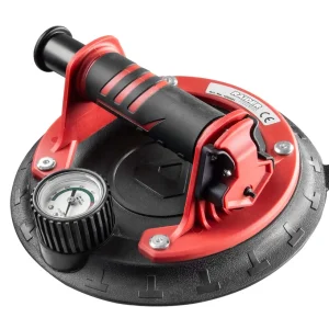 Ventuza cu pompa de vid si manometru, capacitate ridicare 168 kg, 205 mm, Raider 100401
