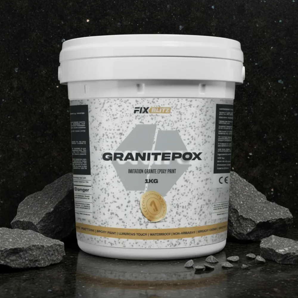 Vopsea, șapă epoxidica cu imitatie de granit, GRANITEPOX™, 1 kg, ANTRACIT