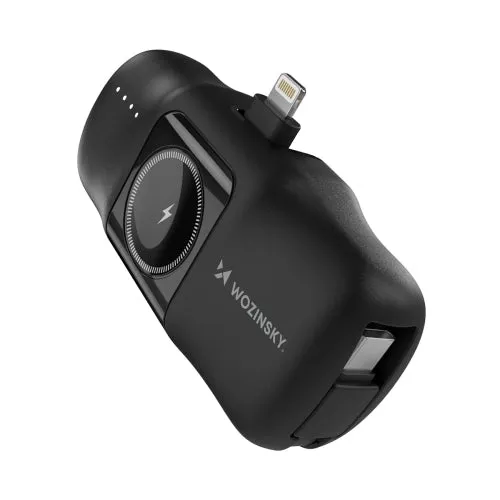 Wozinsky WF16-YLS 5000 mAh 15 W Lightning/USB-C/Apple Watch - Negru