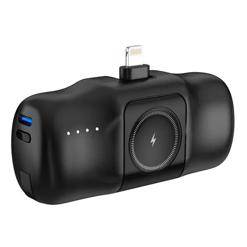 Wozinsky WF16-YLS 5000 mAh 15 W Lightning/USB-C/Apple Watch - Negru