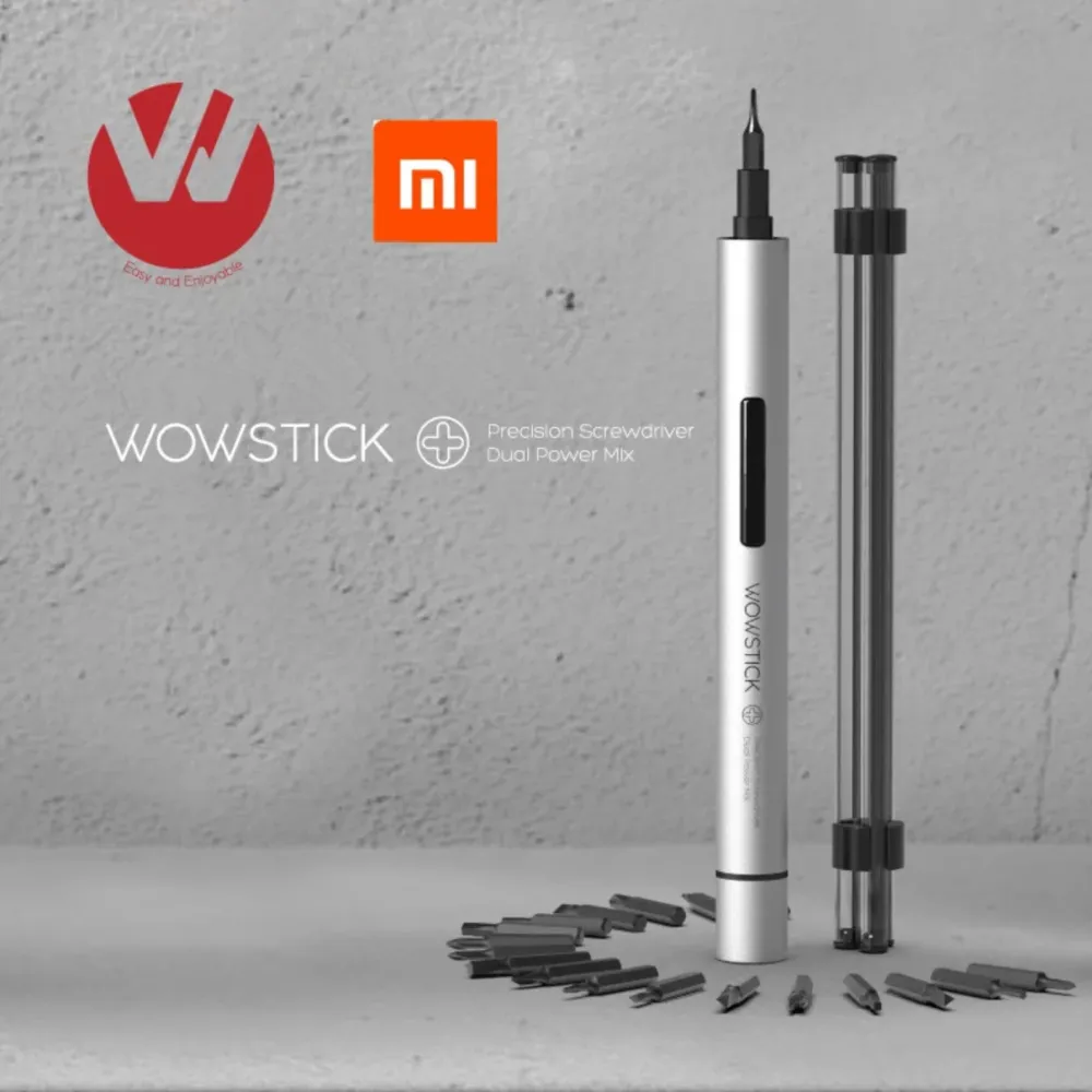 XIAOMI WowStick Try 1p+, Set Mini Surubelnita Electrica cu Bituri
