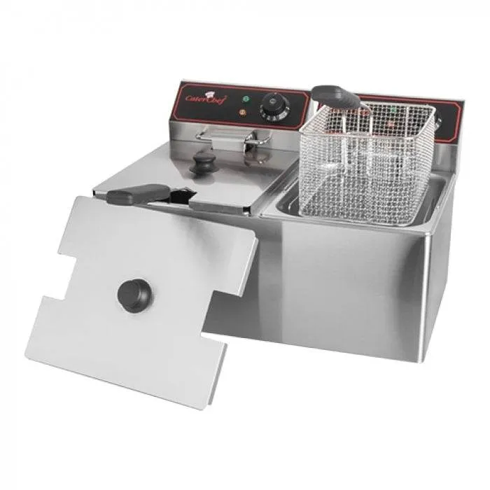 Friteuza electrica 2x8L, 2x3.25kW, 230V
