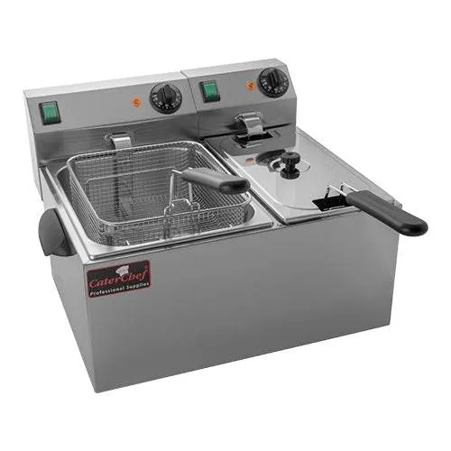 Friteuza electrica 4L+6L, 2x3.25 kW, 230V