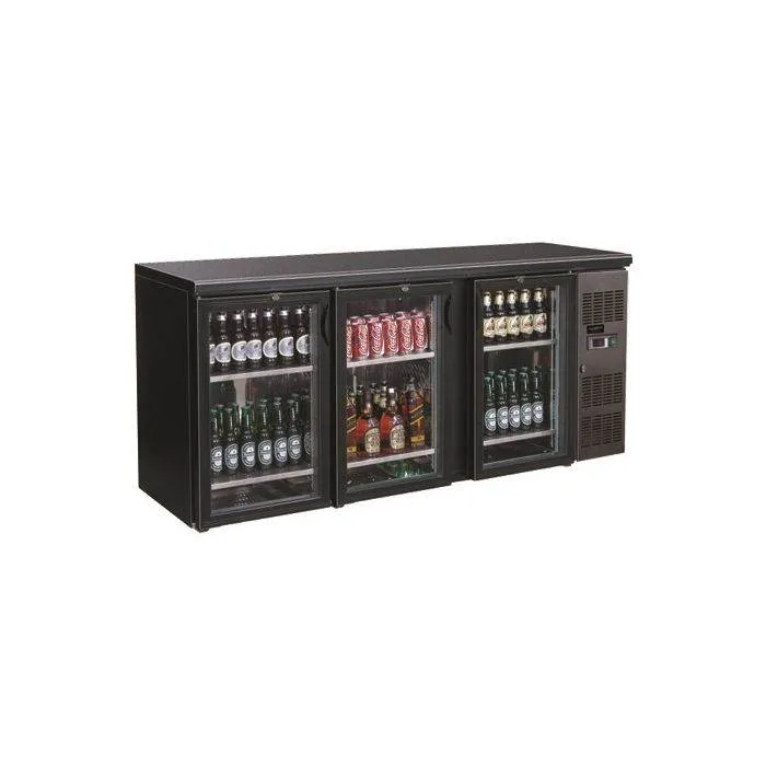 Vitrina frigorifica pentru bar cu 3 usi sticla
